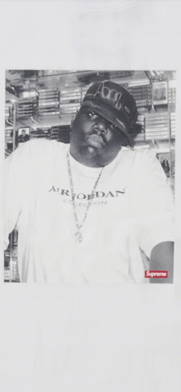 Biggie Supreme tee mens L