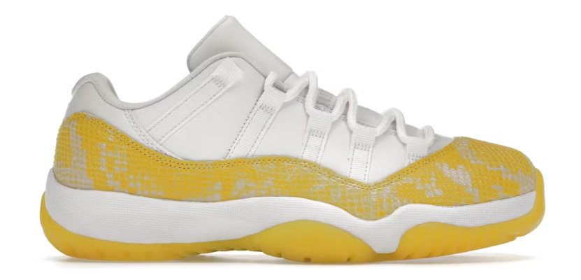 Jordan 11 Yellow Snakeskin
