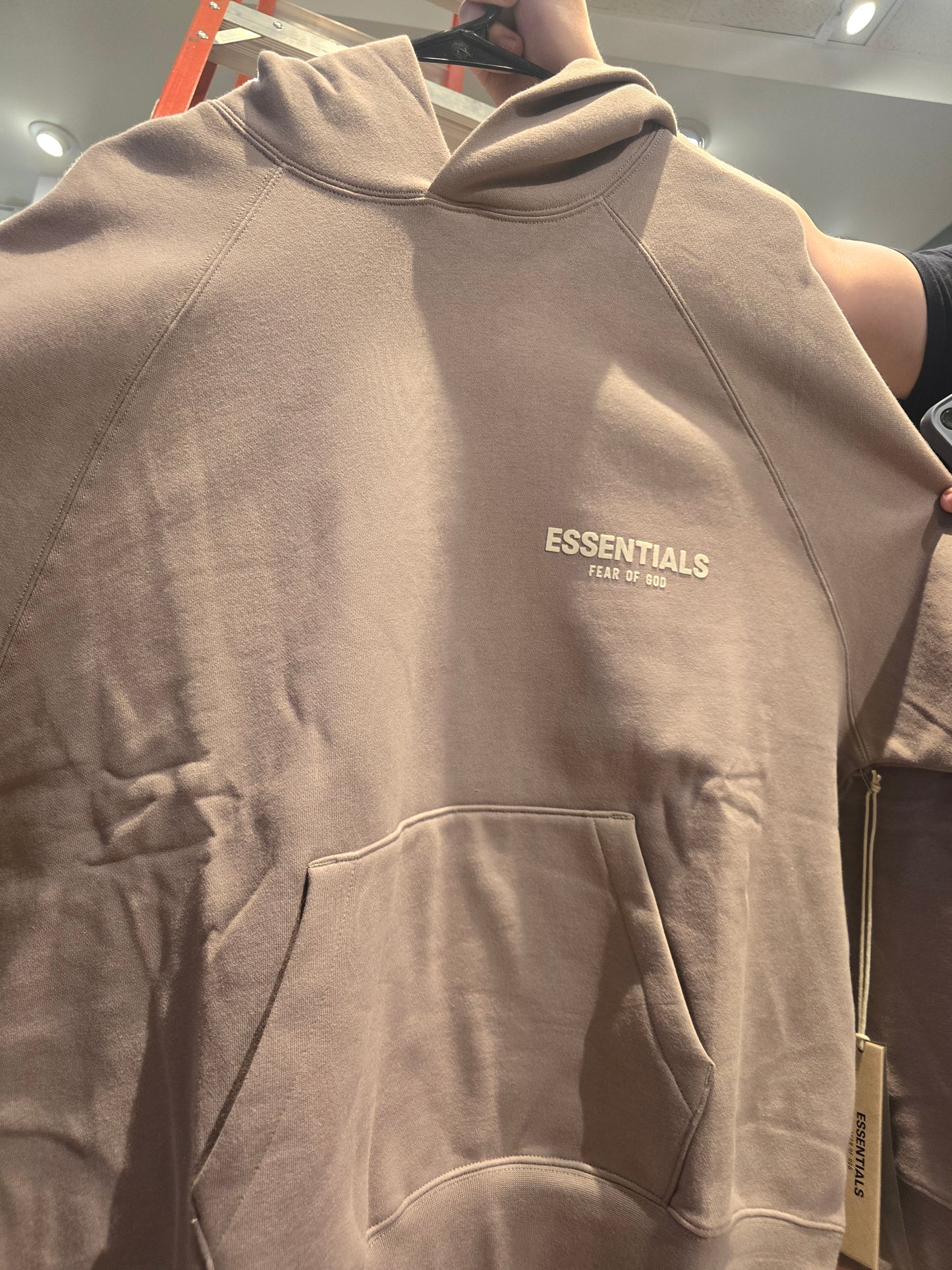 Essentials hoodie Desert Taupe