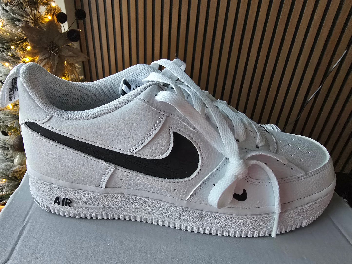 Air Force 1 Kids Blk/Wht