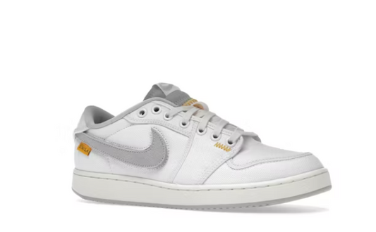 Jordan 1 Low Union- White Canvas