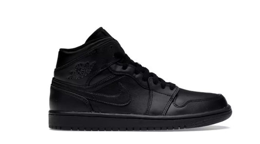 Jordan 1 Mid Tripple Black