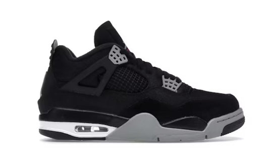 Jordan 4 Black Canvas