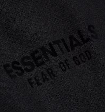 Essentials Hoodie Jet Black