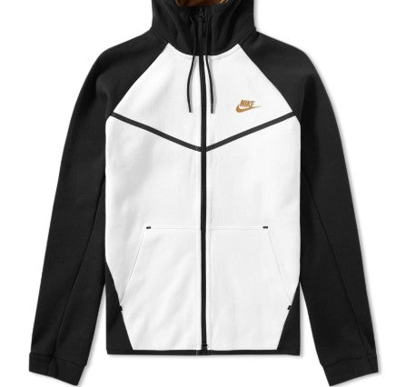 Nike Tech white blck gold