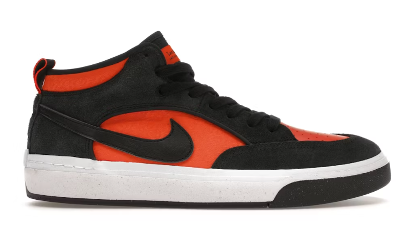 Nike SB React Leo Black Electric Orange