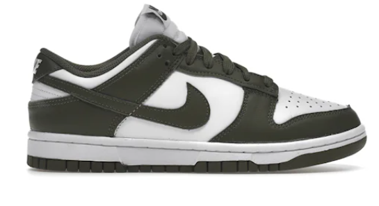 Nike Dunk Low- Med Olive Green