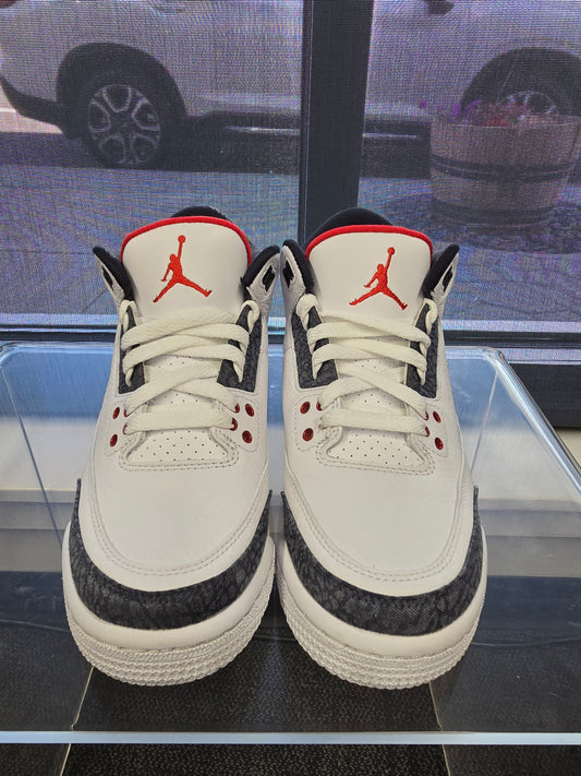 Jordan 3 Fire Red Denim
