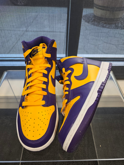 Nike Dunk High Lakers