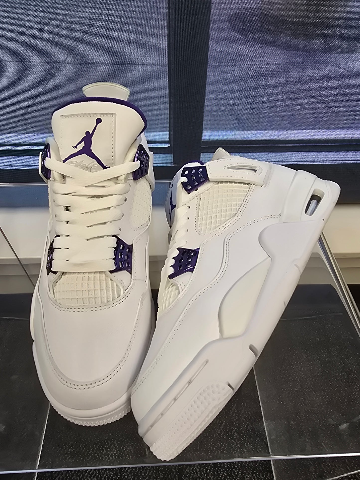 Jordan 4 Purple Metallic