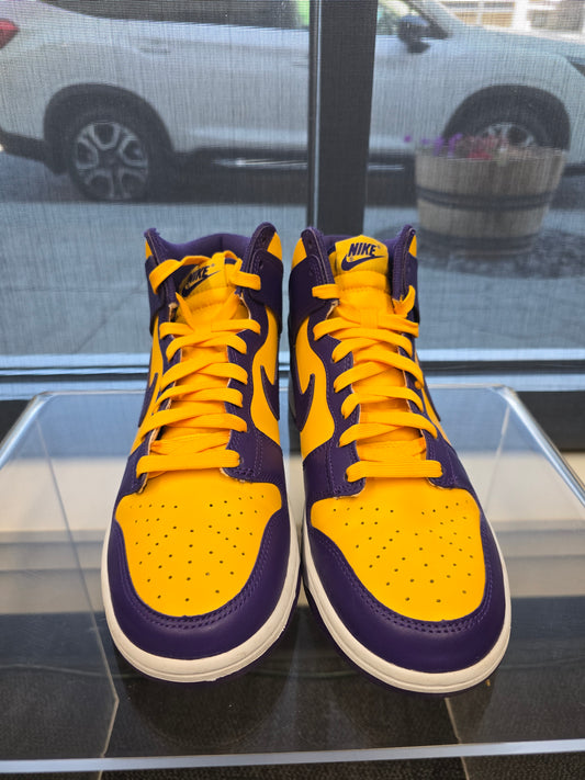 Nike Dunk High Lakers